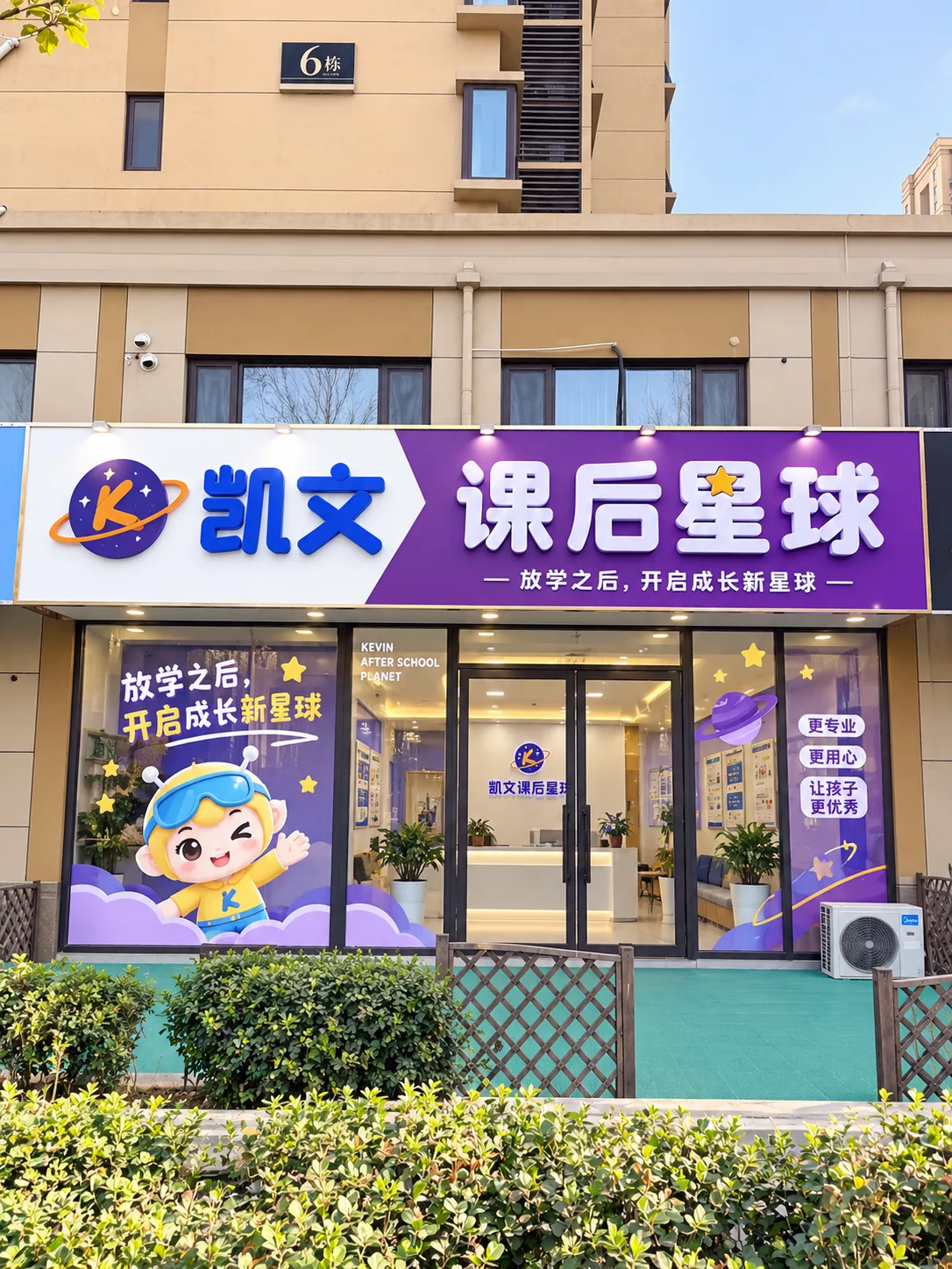 凯文绿地城校区门头照片